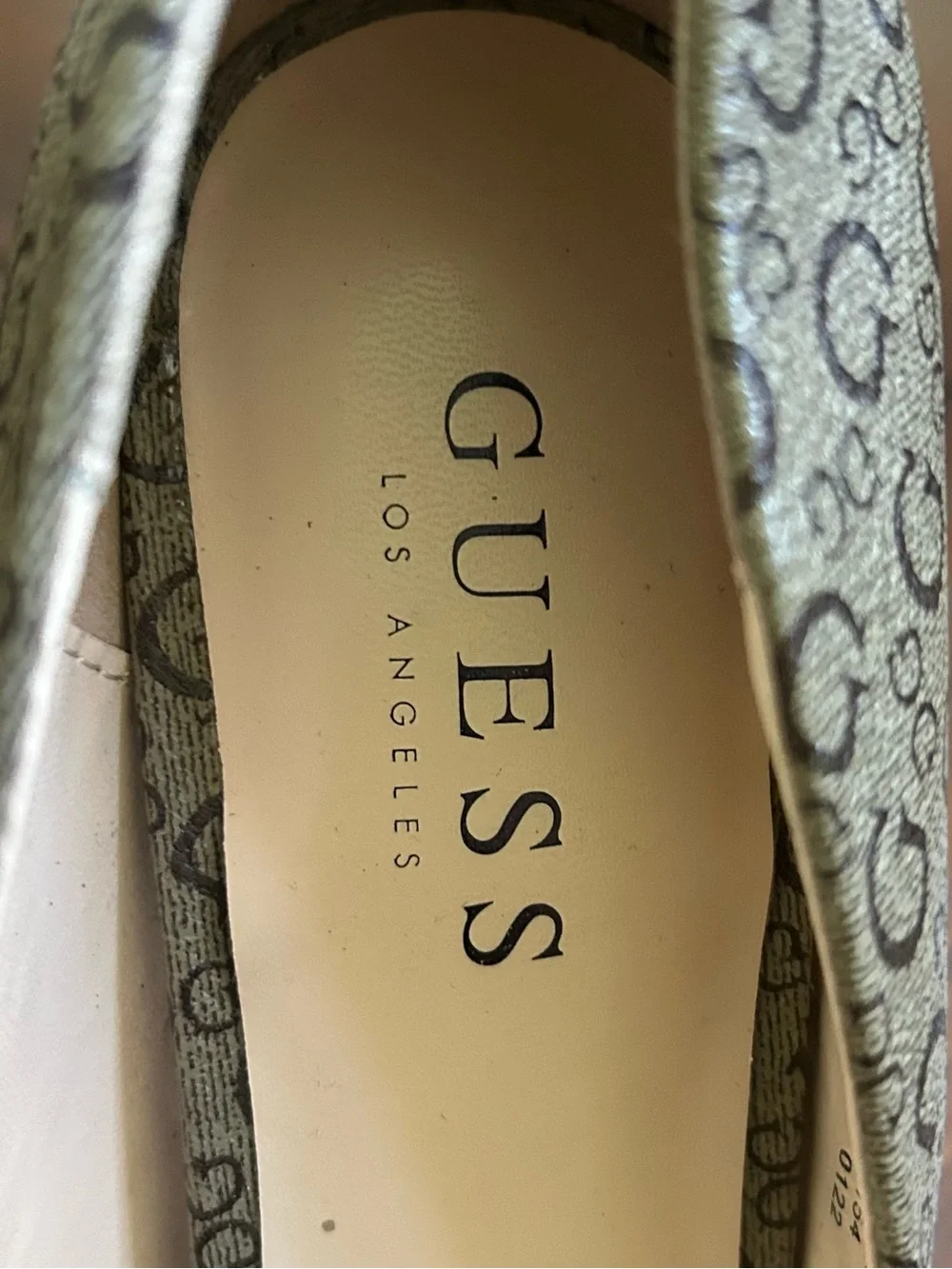 Guess Brown Laser-Cut Peep Toe Heels Size 8 - Picture 3 of 7
